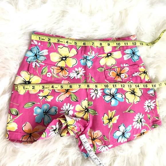 Vintage Highwaisted Shorts Size 3/4 Pink A-15 - Picture 5 of 6